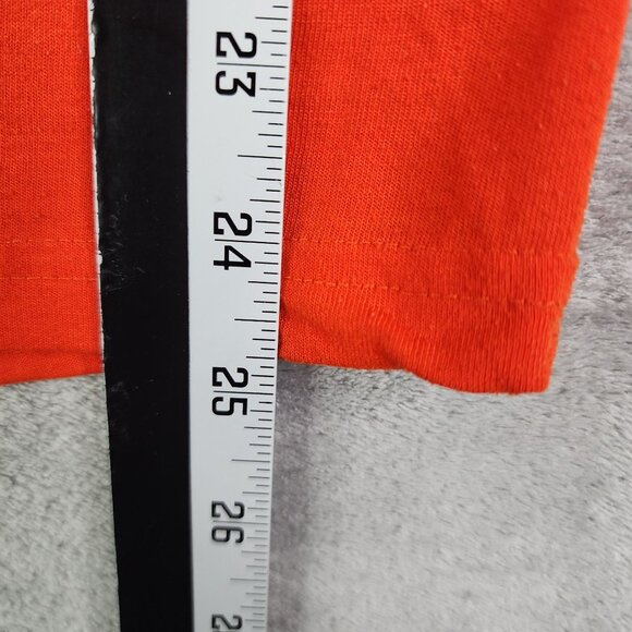 Men's Orange Under Armour OSU Cowboys Shirt Short Sleeve Crew Neck Size S - Picture 8 of 9